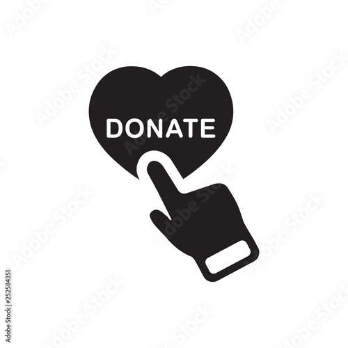 Online donation icon