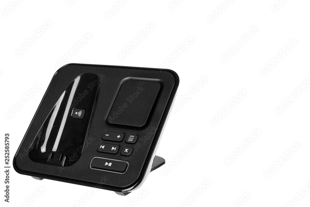 modern landline cordless phone, old technology concept. modern landline cordless phone, old technology concept.
