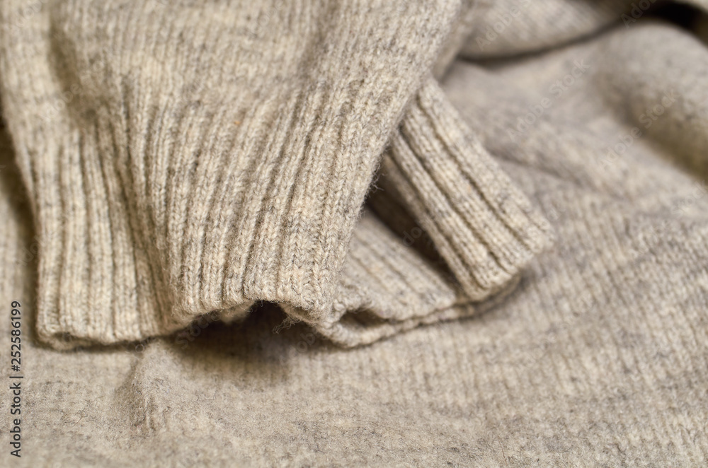 Macro photo of fabric pattern, close up of textile clothing with shallow depth of field Macro photo of fabric pattern, close up of textile clothing with shallow depth of field