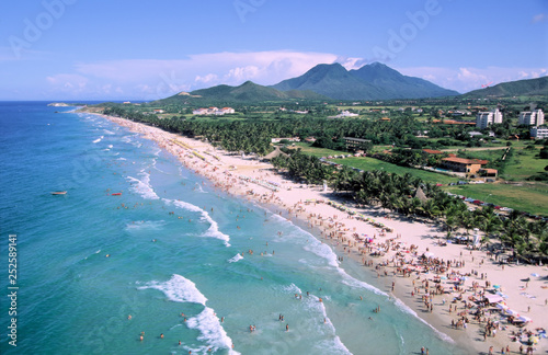 Obraz na plátne playa agua auf isla margarita