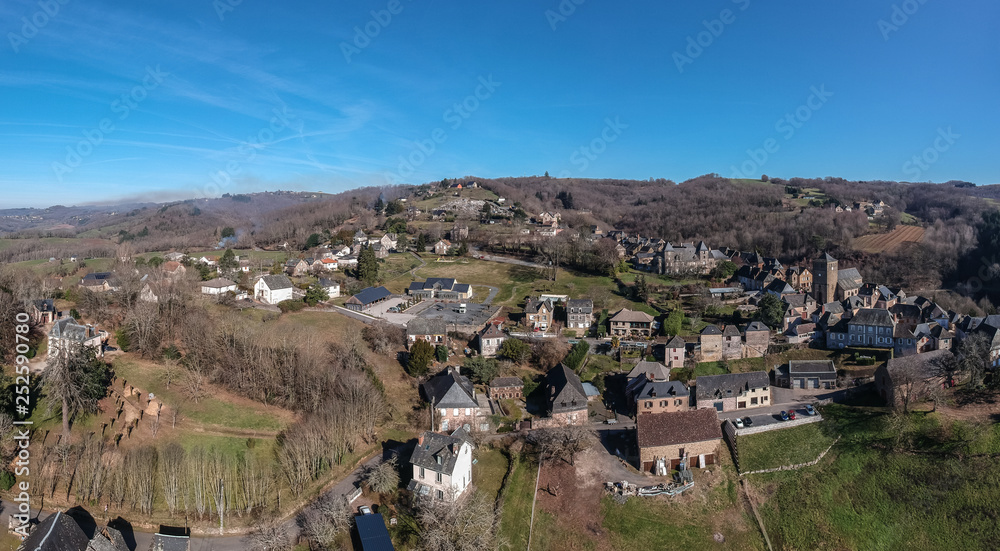 Voutezac (Corrèze - France) - Vue aérienne