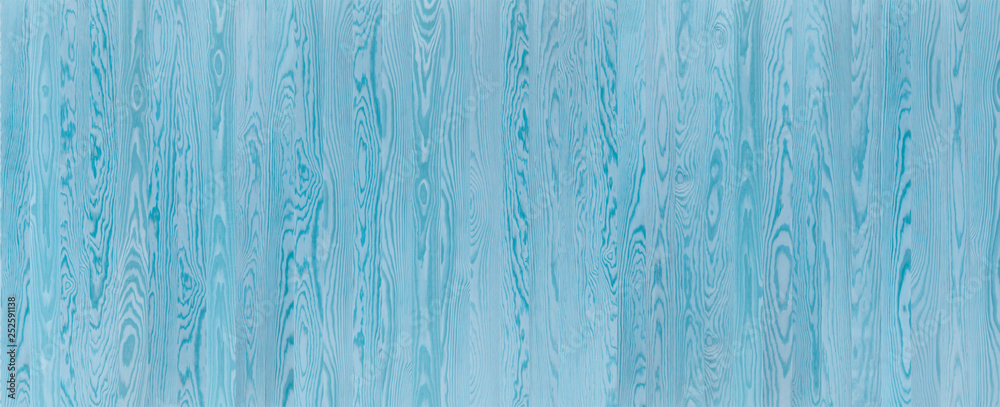 Obraz premium Aquamarine Wood Background, Wood Texture, Yellow Pine Timber Banner