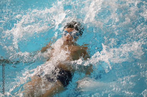 School swimming competition for school students