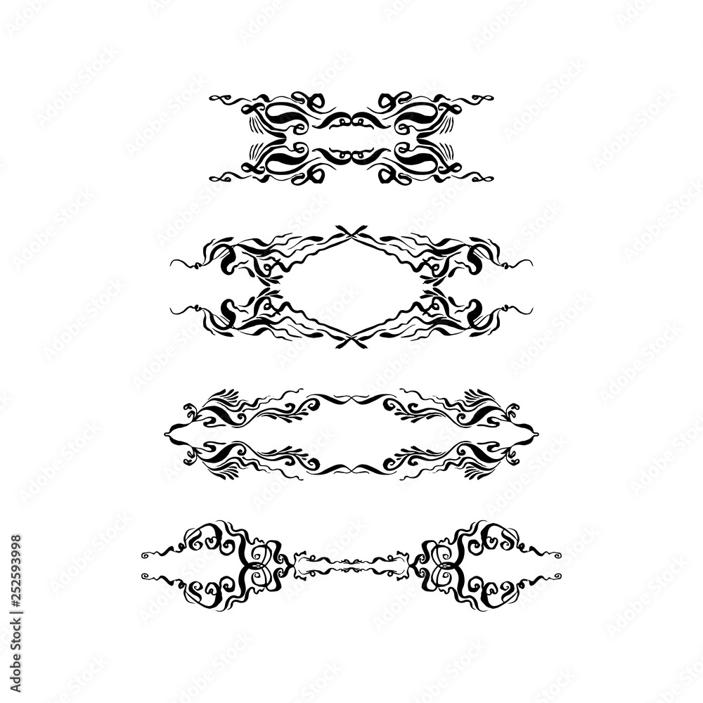 Obraz premium set of design elements