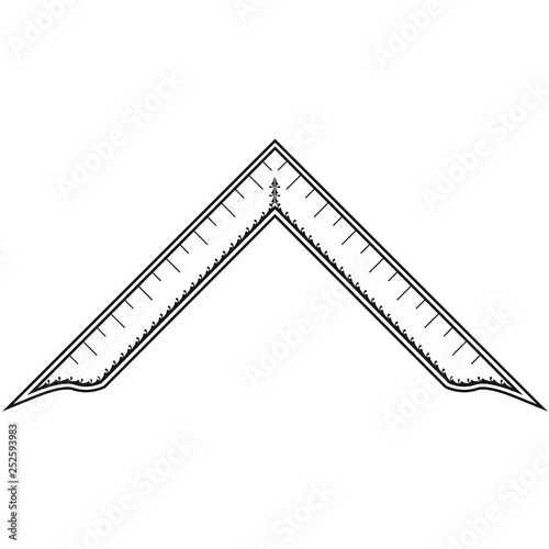 Masonic symbol of Worshipful Master for Blue Lodge Freemasonry