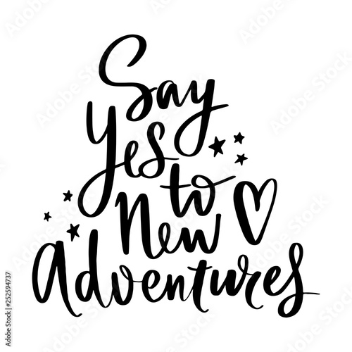 Vector hand drawn lettering phrase. Modern brush calligraphy.