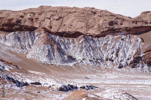 Mountains of the Cordillera del Sal in the Valley of the Moon (Valle de la Luna), Atacama Desert, Chile