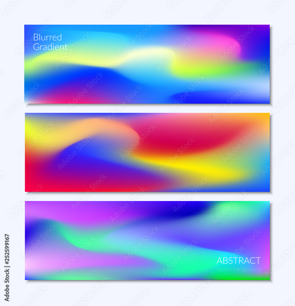 Blurred Gradient Vector Background. Modern abstract brochure, leaflet, flyer, cover, catalog, annual report templates set. Vector illustration for business covers, corporate presentation banners. Blurred Gradient Vector Background. Modern abstract brochure, leaflet, flyer, cover, catalog, annual report templates set. Vector illustration for business covers, corporate presentation banners.