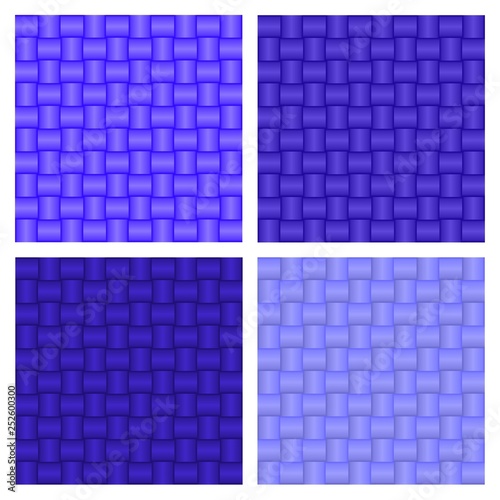 Blue braided backgrounds