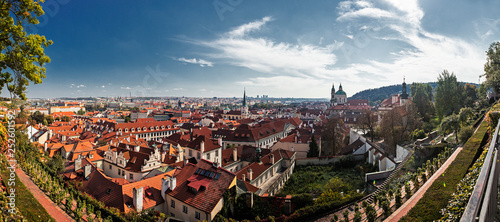 view of Prague from the Hradcany Hill, Czech Republi