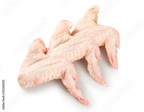 Obraz na płótnie Alas de pollo crudas