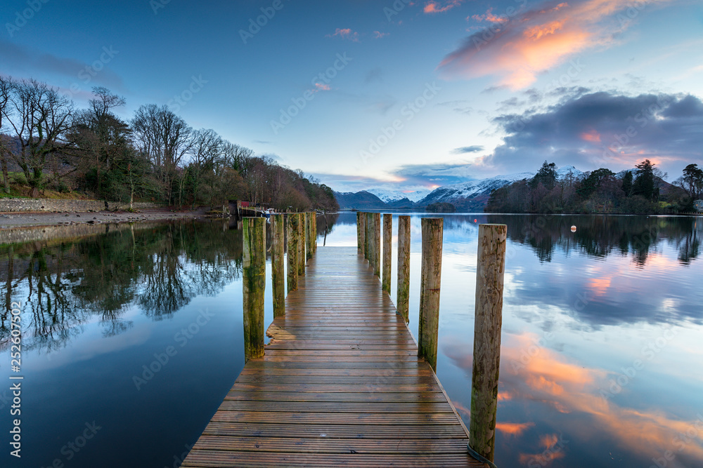 Fototapeta premium Sunset over Derwentwater