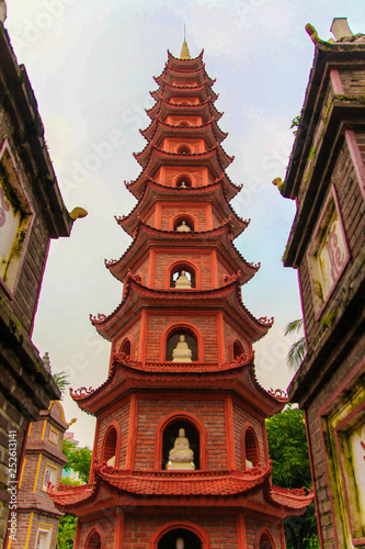 Tran Quoc pagoda in Hanoi Vietnam
