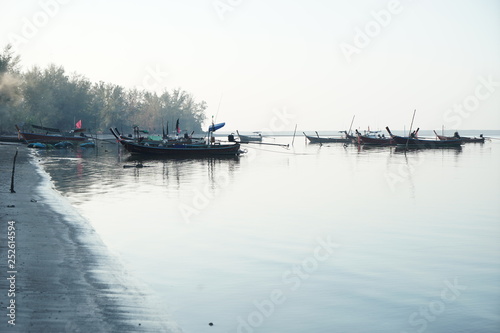 boat on the lake