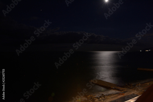 Black Sea, moonlight, Russia, night, sea, sky, moon, water, light, landscape, nature, reflection, sunset, sun, clouds, dark, blue, beach, star, horizon, cloud, stars, sunrise, aurora, dusk