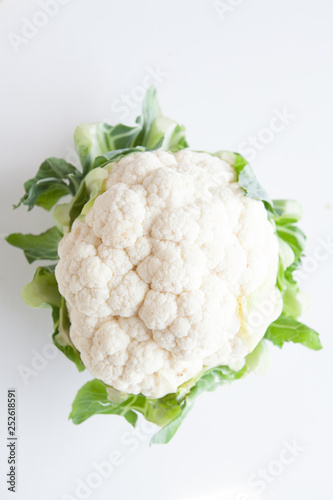 Fresh vegetables, white cauliflower