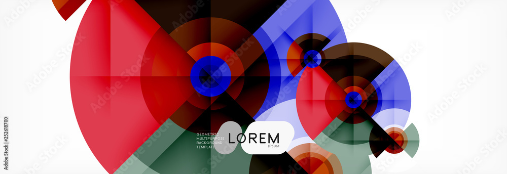 Geometric circle abstract background, creative geometric wallpaper. Geometric circle abstract background, creative geometric wallpaper.