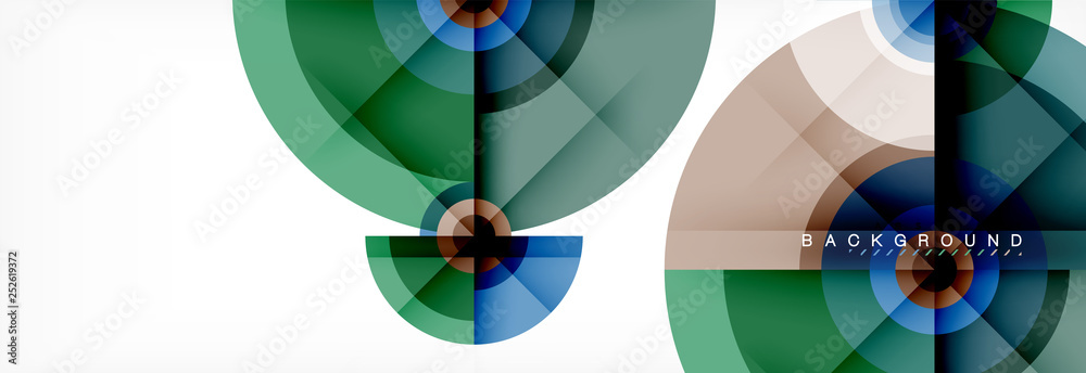 Geometric circle abstract background, creative geometric wallpaper. Geometric circle abstract background, creative geometric wallpaper.