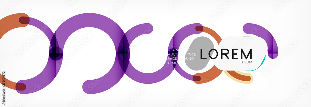 Line design circles abstract background Line design circles abstract background