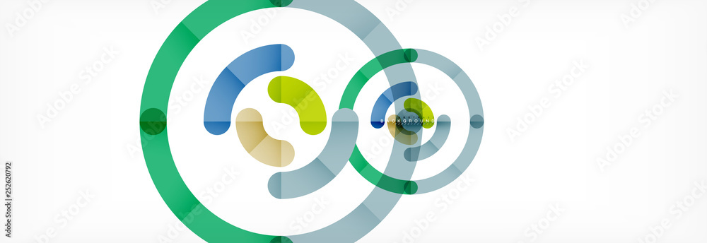 Line design circles abstract background Line design circles abstract background