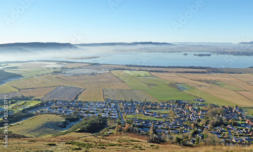 Morning mist over Loch Leven  Scotland