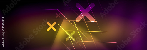 Shiny glowing lights neon color design background