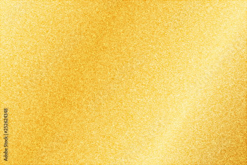 Gold gradient background with sparkles. Vector illustration.