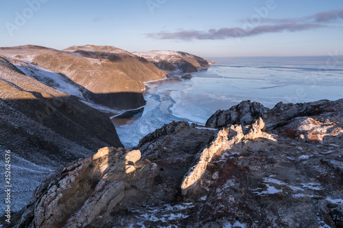 View of the Tazheran coast of Lake Baikal