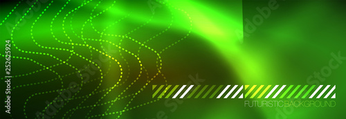 Shiny neon lights background, techno design, modern wallpaper for your project