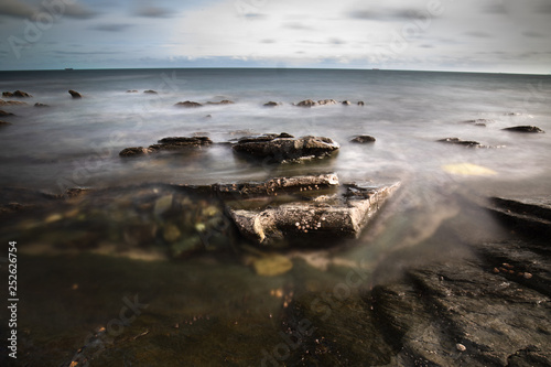 rocks in water photo