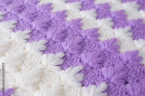 Hand knitted texture