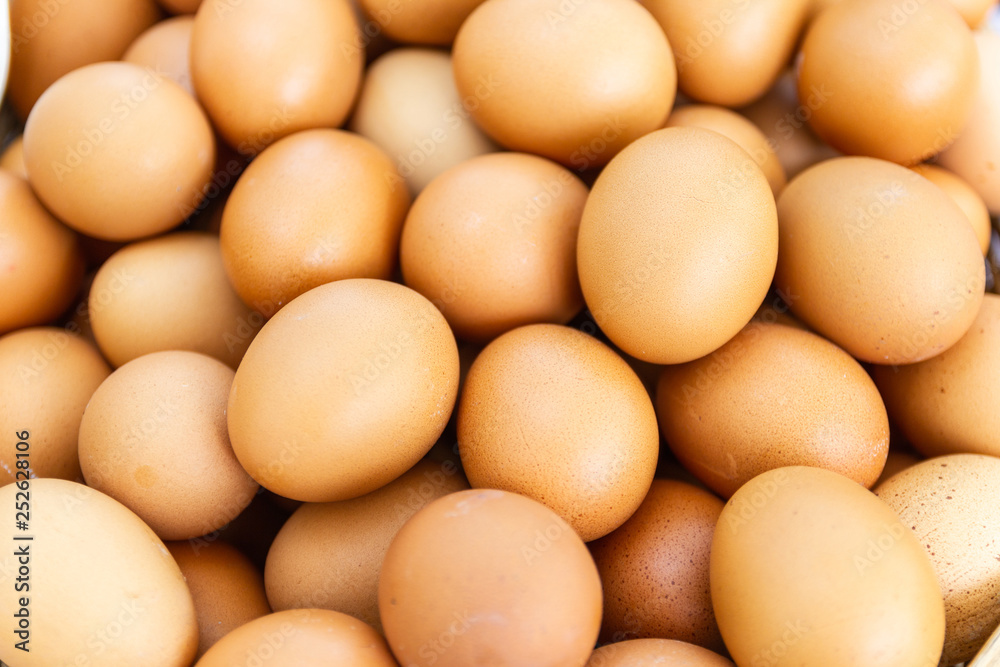 Close up Many eggs are ingredients for cooking. Close up Many eggs are ingredients for cooking.