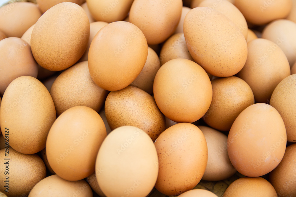 Close up Many eggs are ingredients for cooking. Close up Many eggs are ingredients for cooking.
