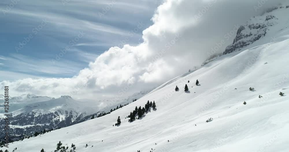 spectacular winter landscapes and rain clouds in the mountains spectacular winter landscapes and rain clouds in the mountains