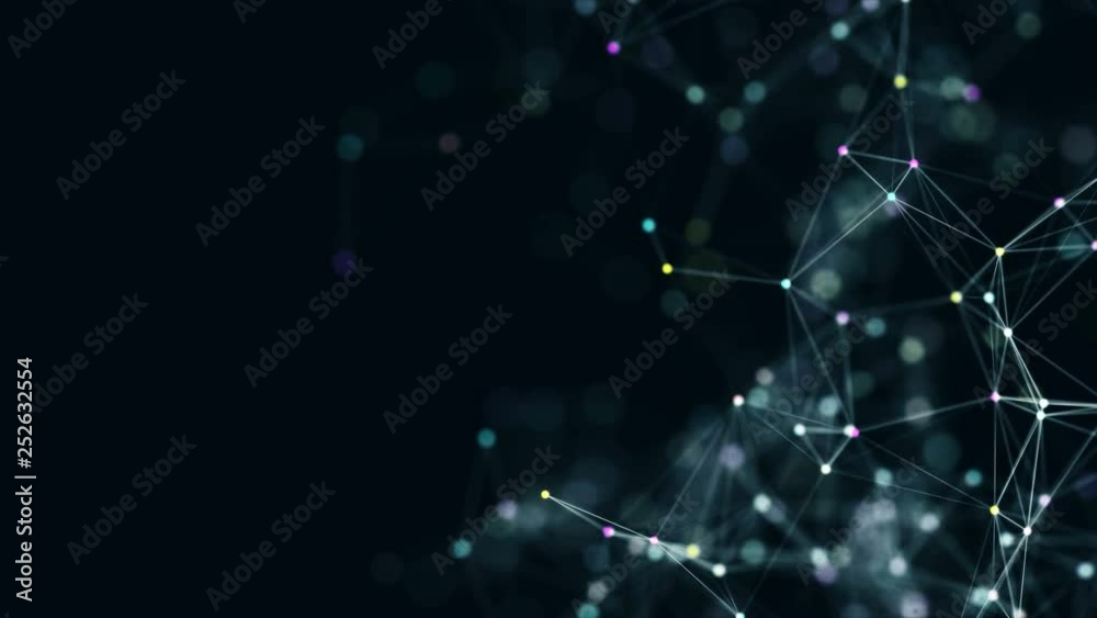 Technology Network Background.