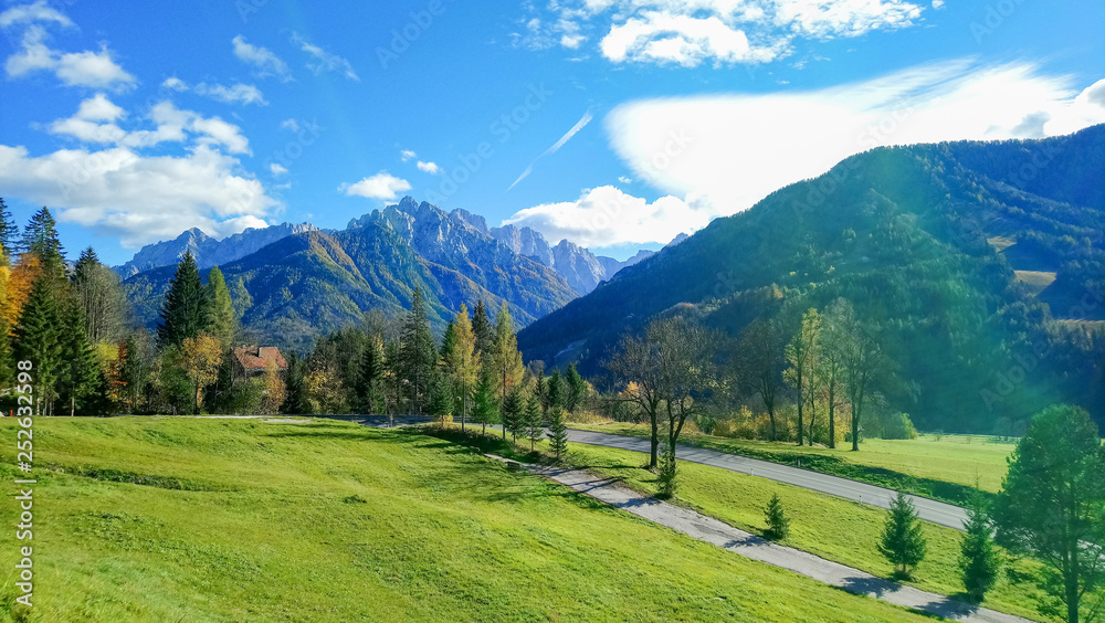 Countryside landscape in Slovenia