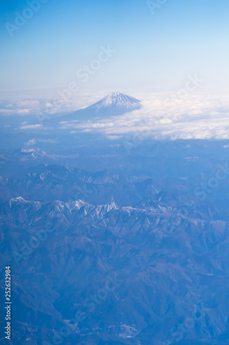静岡空港行きの飛行機より