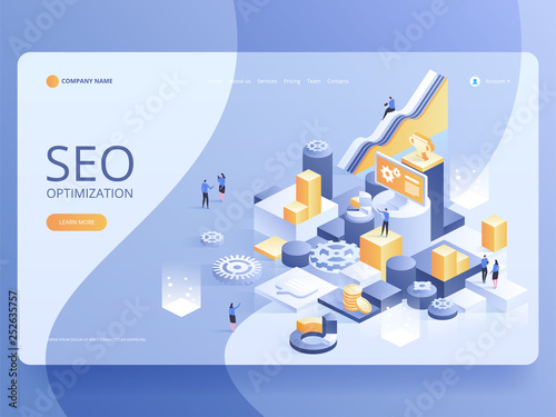 Seo optimization for website and mobile website.
