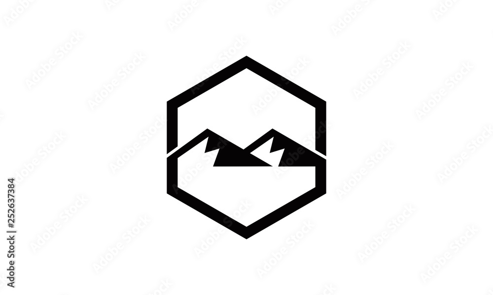simple mountain logo simple mountain logo