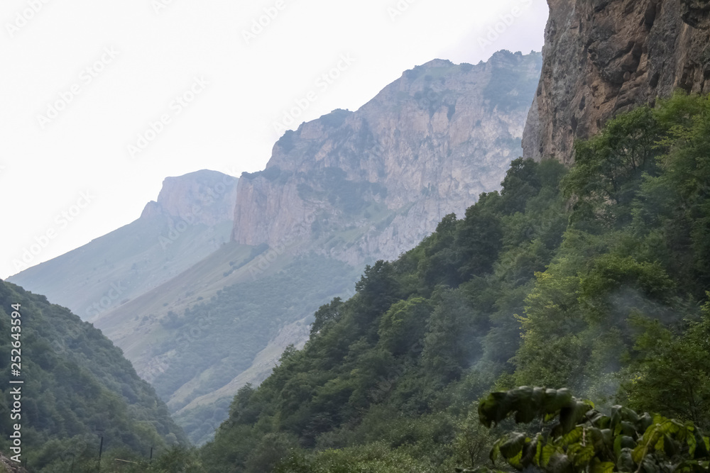 Caucasus mountains, Chegem waterfalls