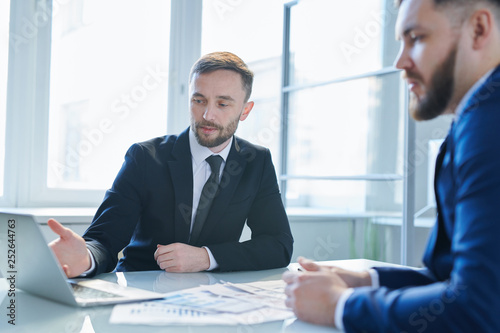 Man making presentation