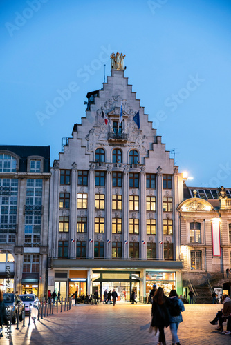 Historic building in the centre of Lille in France
