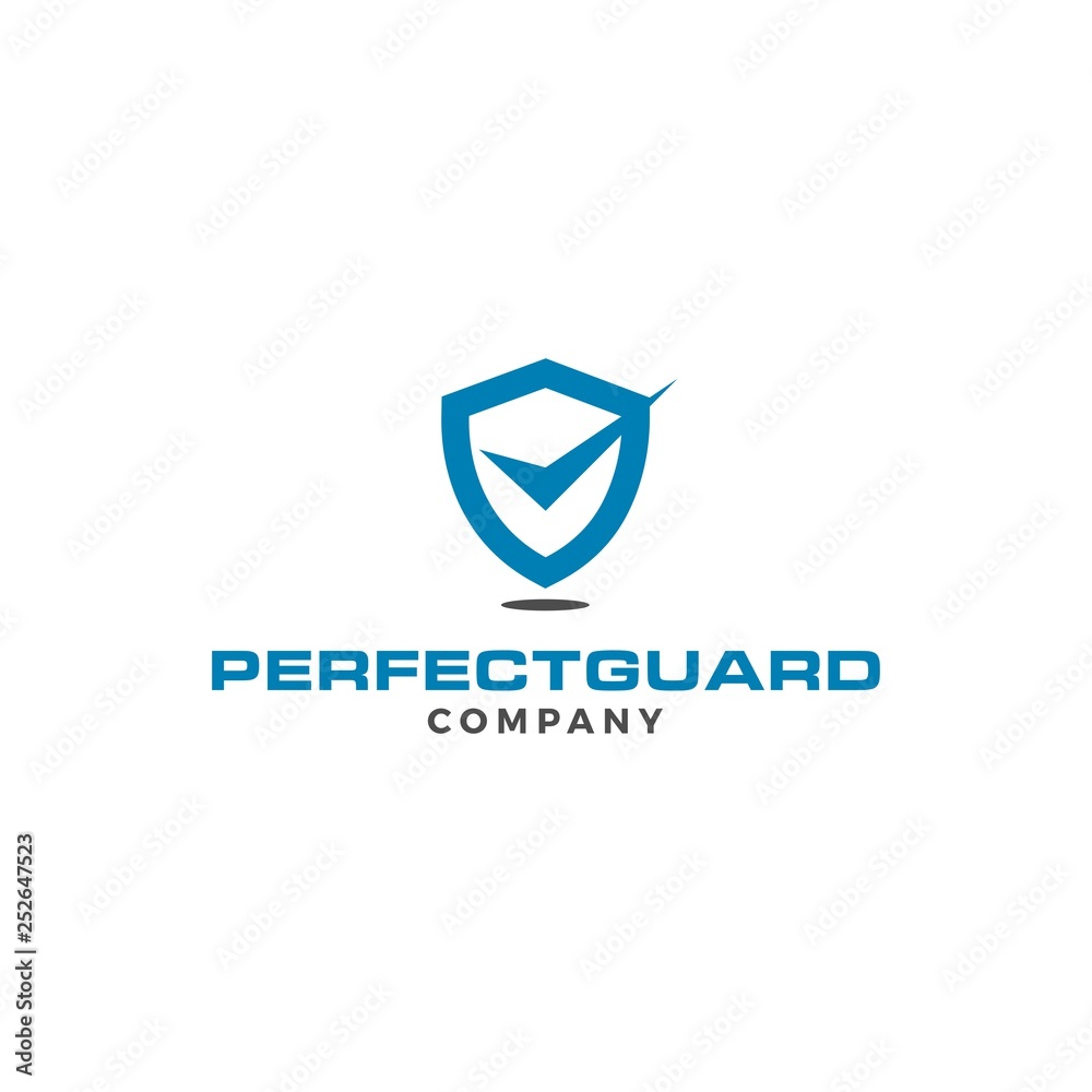 Shield Guard Security Company Logo Design Template Shield Guard Security Company Logo Design Template