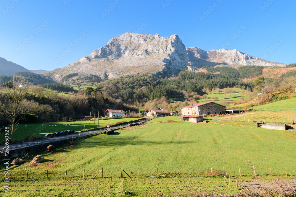 traditional country house of basque country