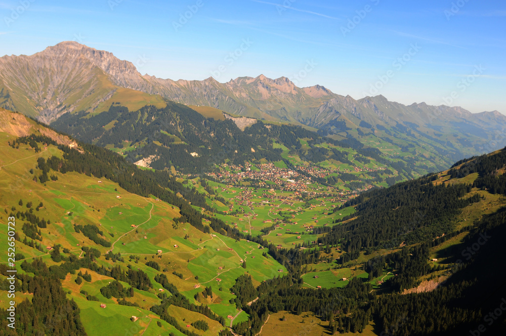Swiss Alps: Adelboden village in the Bernese Oberland