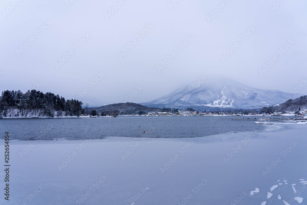 冬の野尻湖　2月撮影