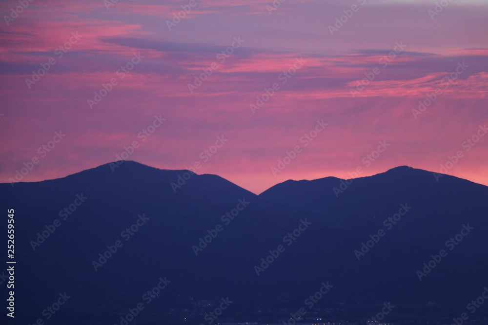 Tuscany sunset moment