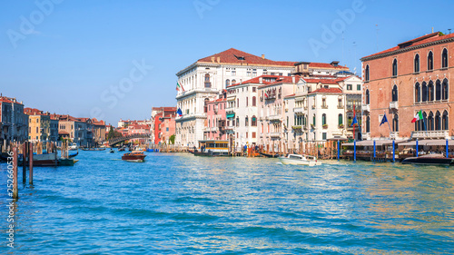 Italy  Venice. View of the Grand Canal in Venice