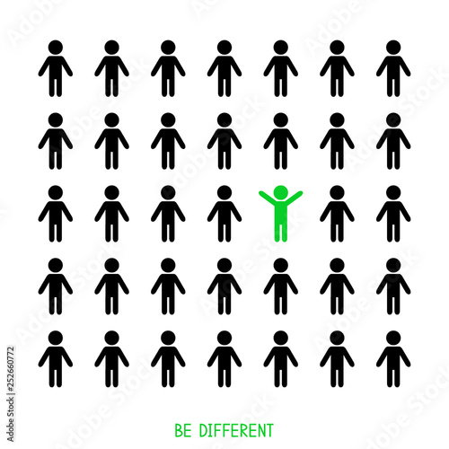 Be different.