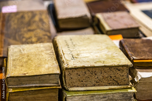 OLD BOOKS IN ANTIQUES FAIR